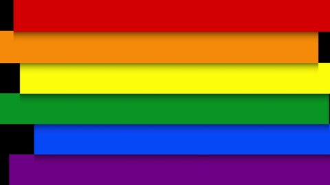 lgbt flag transitions for video. for your project, advertising, blog. 4k