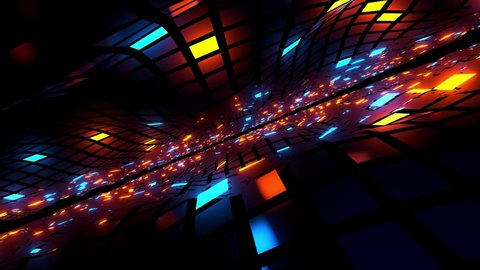 Cool flying through time warp vj loop seamless motion backgrounds