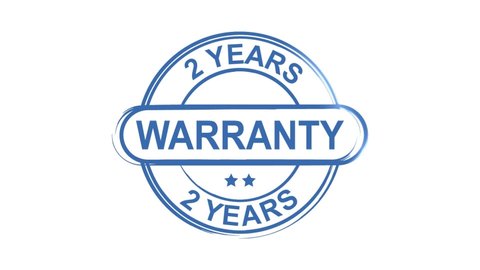 2 Years Warranty Seal Display for new products