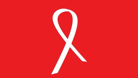 Red Ribbon In The Shape の動画素材 ロイヤリティフリー Shutterstock