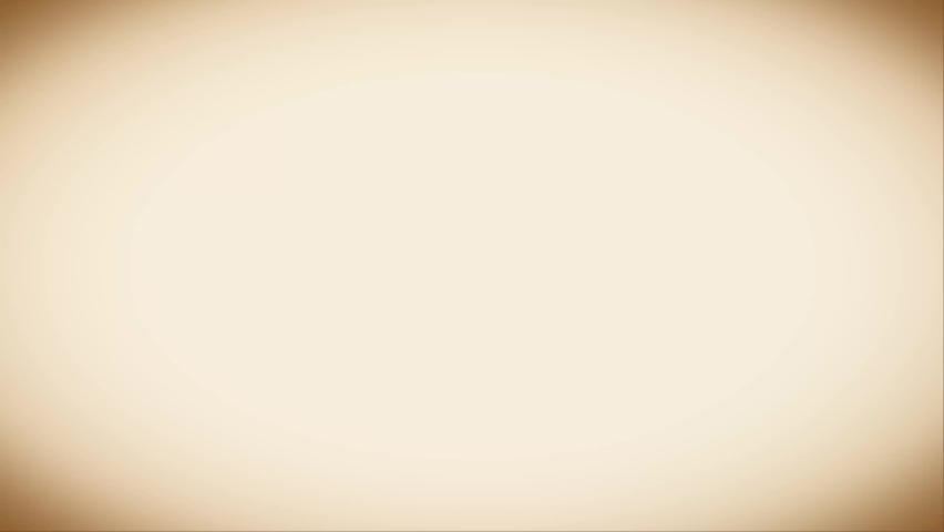 Thanksgiving turkey wearing a pilgrim hat on golden button and greeting ribbon. Video animated 4K