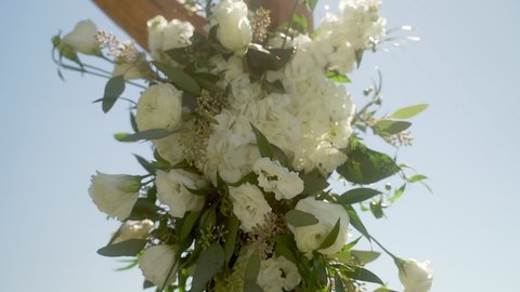 CU Close up of flower arrangement