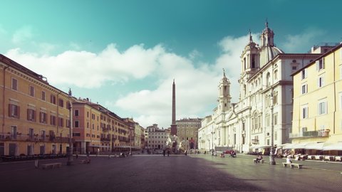 Piazza Navona in Rome. Italy