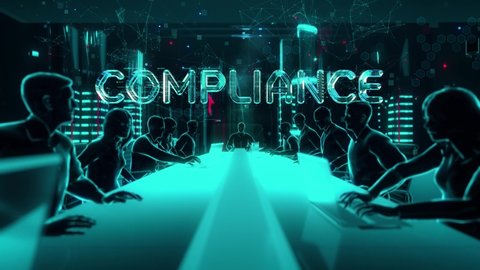 Compliance with digital technology hitech concept