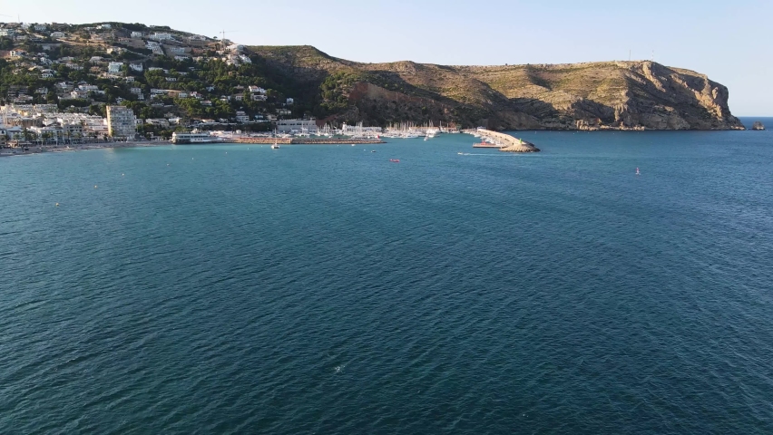 Aerial View of Javea Port