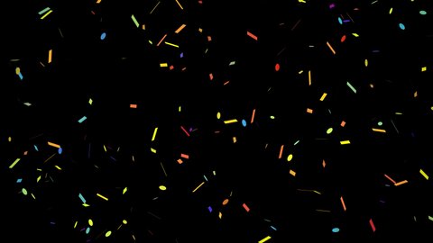 Enjoy a great colorful animation pack made of unique confetti explosions! Very easy to use, so you can customize your artwork easily! Alpha-channel included. 4k Resolution Prores 4444.