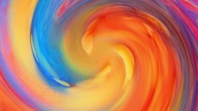 Colorful ink paint top view blending in the water in slow motion. Ink liquid art swirling underwater on black background. red blue yellow abstraction - Powered by Shutterstock - Get 15% off with code: PIKWIZARD15