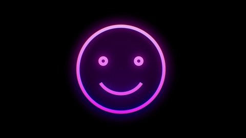 neon face smiling sign en (rechtenvrij) 1035216191 | Shutterstock