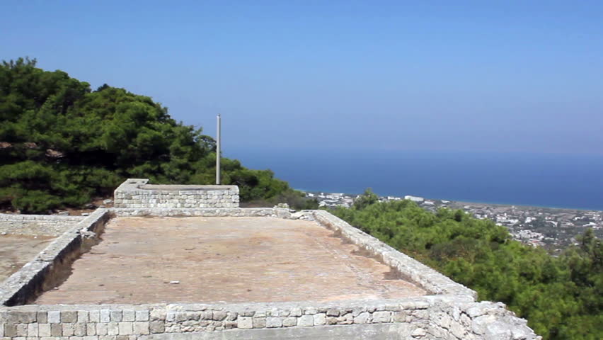 Panorama in Greece on holiday