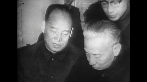 CIRCA 1960s - Footage and photographs of Mao Zedong celebrating the success of his cultural revolution in China.