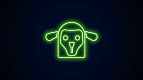 Glowing Neon Line Cute Panda の動画素材 ロイヤリティフリー Shutterstock