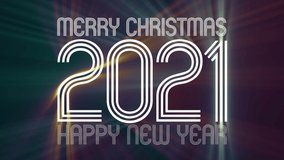 Happy new year 2021 animation