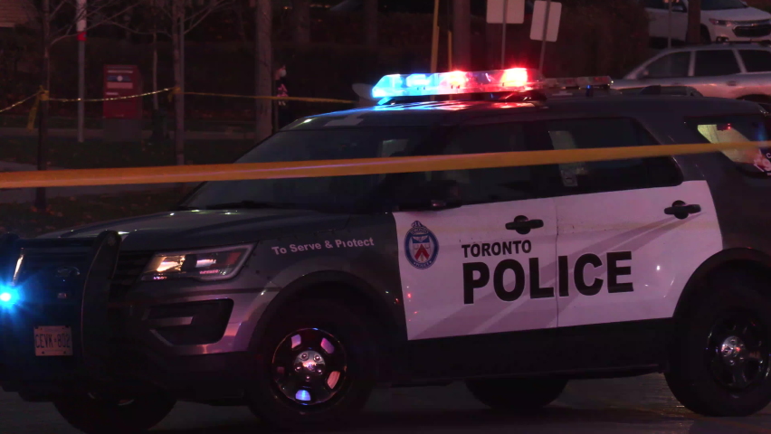 toronto ontario canada november 2020 flashing Stock Footage Video (100% ...