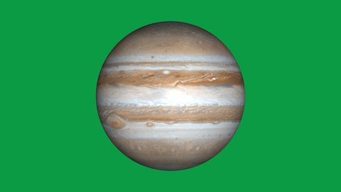 jupiter rotating spinning full rotation seamless Stock Footage Video ...