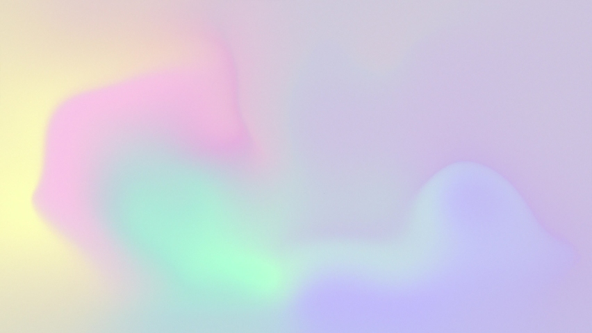 Iridescent, holographic gradient animated liquid texture