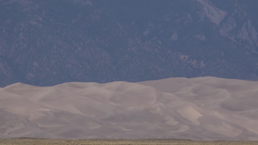 Beautiful landscape of sand dunes. Great Sand Dunes National Park, Colorado, USA