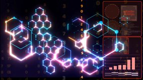 futuristic digital big data power block chain processing nano technology smart powerful energy and numeric matrix background - Powered by Shutterstock - Get 15% off with code: PIKWIZARD15