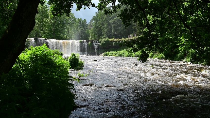 Keila Joa waterfall in Estonia	