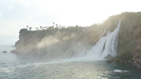 Duden waterfalls in Antalya, Turkey