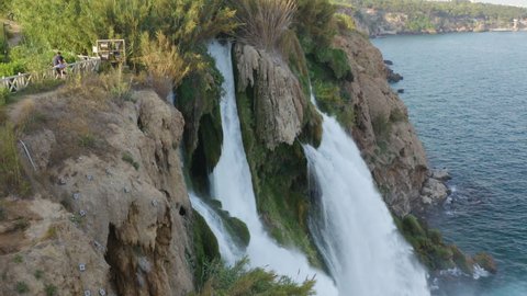 Duden waterfalls in Antalya, Turkey