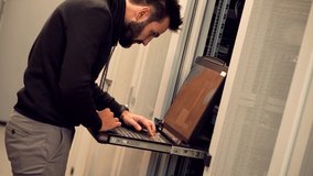 Web Security Maintenance On Data Servers.Digital Web Hosting ISP It Administrator.It Security Network Administrator Tech Support.Ecommerce Data Technology Programmer On Server Racks Diagnostic Console - Powered by Shutterstock - Get 15% off with code: PIKWIZARD15