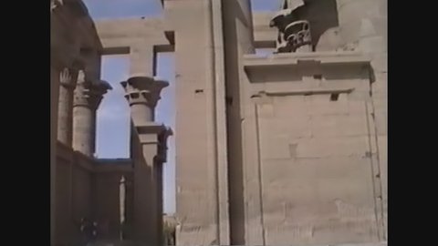 LUXOR, EGYPT MAY 1987: Isis temple
