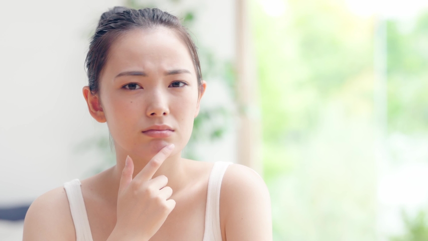 Beauty concept of an asian woman. | Shutterstock HD Video #1063504480