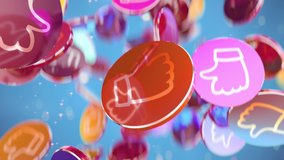 Modern dynamic animation of Like it in social media in 4K - Powered by Shutterstock - Get 15% off with code: PIKWIZARD15