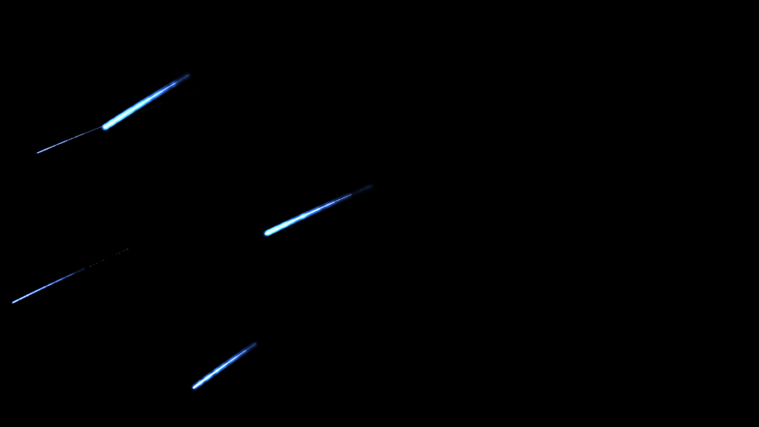 Meteor shower of the effect 4K video (background transparent) Royalty-Free Stock Footage #1063571869