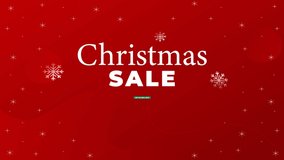 Christmas Sale Promotion Banner Video-Animation 