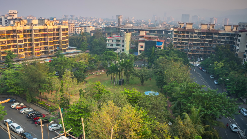 Seawood millennium park Navi Mumbai darave India Maharashtra Mumbai jogging park