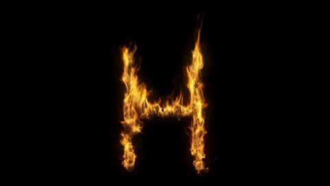 Letter H On Fire Stock Footage Video 100 Royalty Free Shutterstock