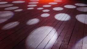 Concert wooden stage with white rays on the floor. Concert lighting on an empty stage, circles of light on the floor. - Powered by Shutterstock - Get 15% off with code: PIKWIZARD15
