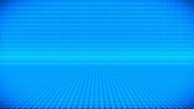 Broadcast Passing Hi-Tech Squared Patterns Wall Stage, Blue, Corporate, 3D, Loopable, 4K