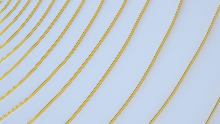 Beautiful abstract motion golden lines on white background | Shutterstock HD Video #1063632310