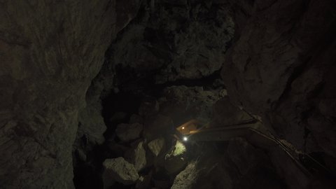 The Devil's Throat Cave, Bulgaria. Native Material, straight out of the cam, watch also for a graded and stabilized version.