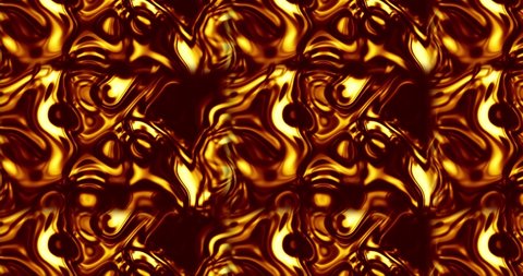 abstract gold liquid waving. Beautiful melted gold. Golden liquid wave. molten gold waving 4k resolution video.	