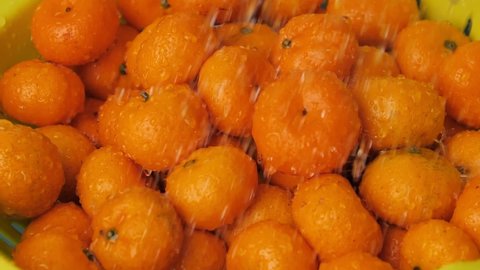 Fresh mandarin oranges fruit or tangerines.