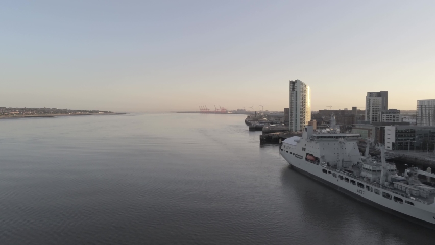 Liverpool , Merseyside , United Stock Footage Video (100% Royalty-free