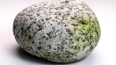 Granite, stone on a turn table