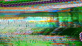 Analog Video Colors Shapes Signal Feedback Abstract Background