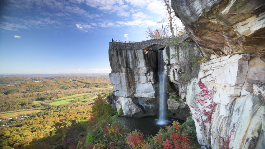 Lookout Mountain, Georgia, USA at High Falls during autumn. 