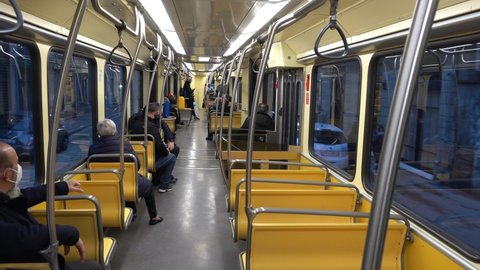 Interior Modern City Bus Front Side Stock Photo 125856182 | Shutterstock