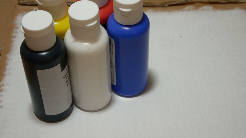 Lots Of Acrylic Colors Paint