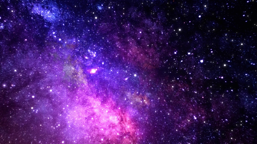 Space Nebula purple background. Night starry sky, milky way in beautiful night horizon. The stars are everywhere around. Neon Lights star sky space background.	
 | Shutterstock HD Video #1063817938