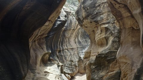 Slot Canyon Drone Fly Through Then Exit Discovery