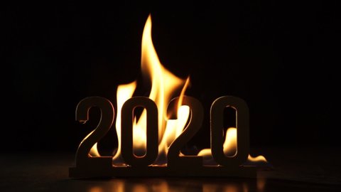 Numbers 2020 year on fire