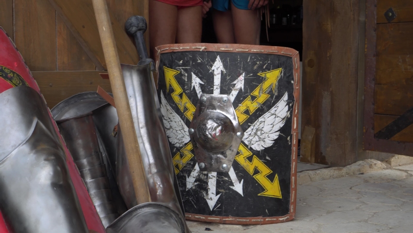 Roman Gladiators, Their Arms, and Armor and Shields