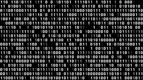 Digital number background, binary code.