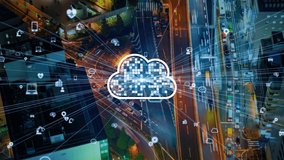 Cloud computing concept. System integration. Communication network. - Powered by Shutterstock - Get 15% off with code: PIKWIZARD15